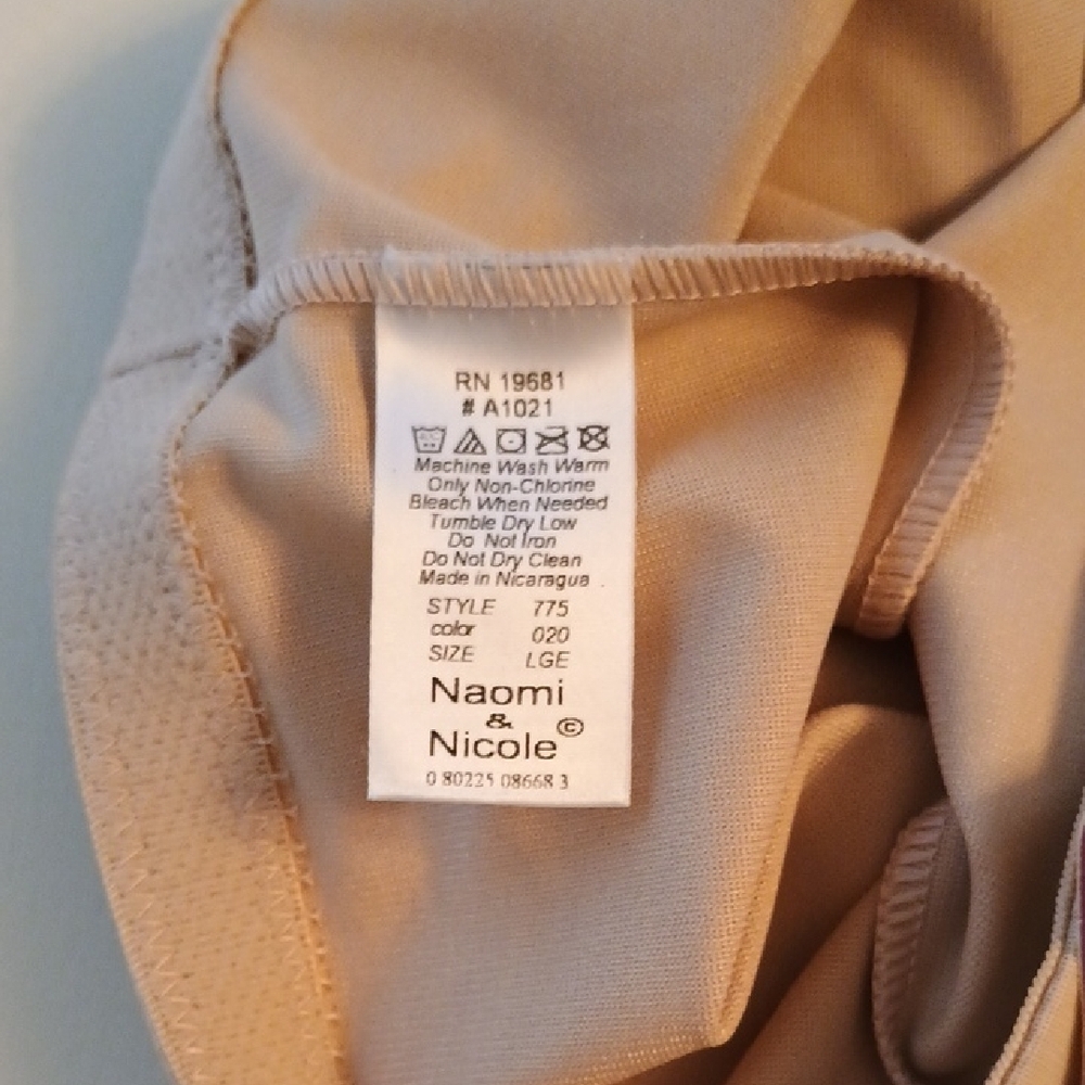 Naomi & Nicole High-Waist Shapewear Briefs Large-nude Color - Picture 6 of 8